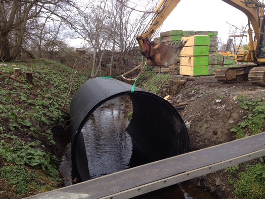 How to connect culvert pipe