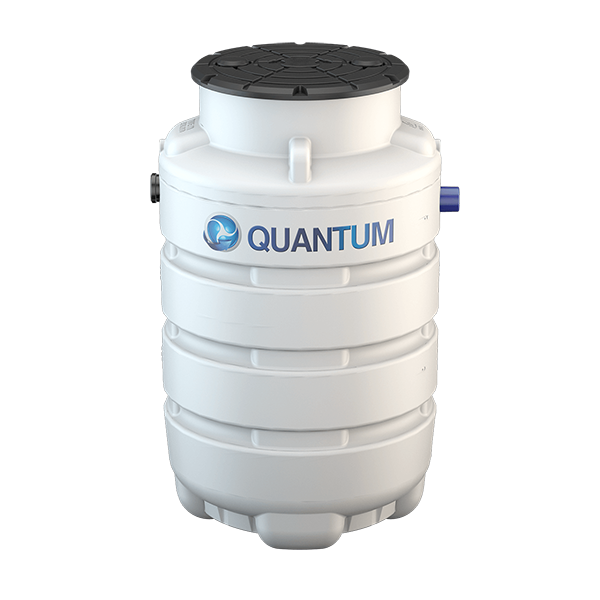 This 10 person Quantum sewage treatment plant by WTE uses a compact and robust design to clean discharged effluent to an exceptional level. It uses innovative ASP technology to achieve this.

This sewage treatment plant is an excellent all-rounder for your sewage requirements. It offers an ultra-low cost, without compromising on performance. It is the most compact tank in the UK market - it is approximately a fifth of the size of others like it. 