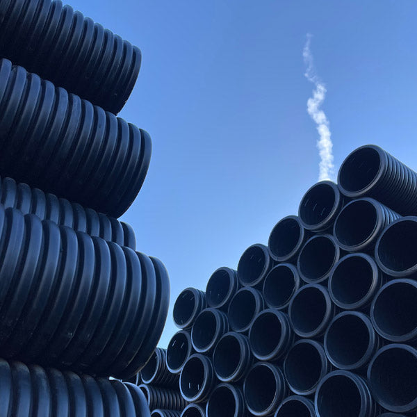 150mm x 6m Unperforated Twinwall Plain End Pipe
Rigid and inflexible pipe
Manufactured from durable and strong HDPE