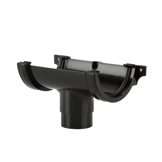 Roundstyle 112mm uPVC Gutter Running Outlet