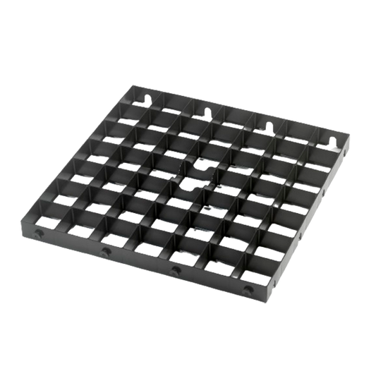 PolyGrid grids are designed to provide ground reinforcement for a range of traffic duties. PolyGrid for pedestrian are light-duty and easy to use.

All quality systems and inspection procedures comply
with BS EN ISO 9001: 2015 (Certificate No: FM 01420).

4.35 grid units per m2.