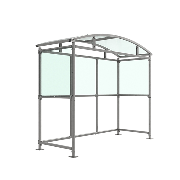 The Inglewood Smoking Shelter is ideal for providing a designated smoking area in a wide number of applications. It is free-standing and open fronted, designed to be assembled on site.

Made from galvanised mild steel, this smoking shelter is complete with a 4mm UV stabilised PETG roof. All with 3m width. Bolt down as standard. Extension bays also available.

Suitable for:

Workplaces
Public buildings
Transportation hubs
Hotels