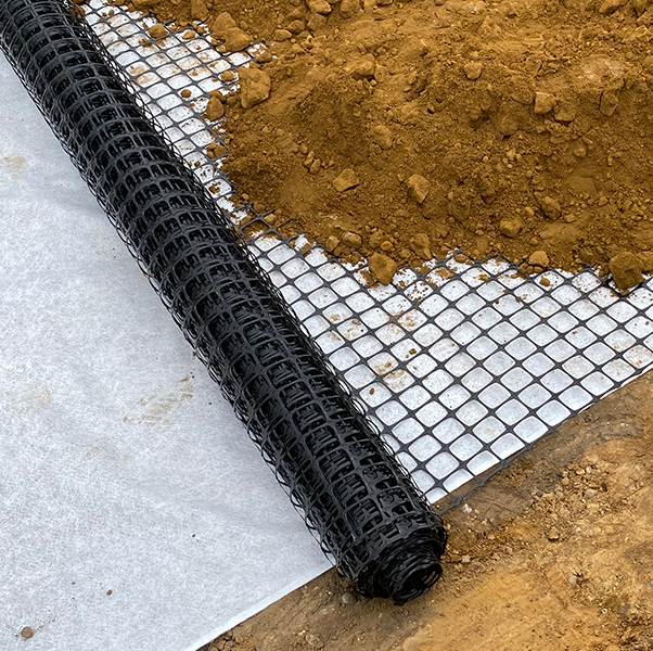 This Interlock biaxial geogrid is ideal for soil stabilisation projects and ground reinforcement. This product is designed to increase the tensile strength of the soil, which helps it withstand lateral loads and prevents damage from erosion.

Applications:
- Soil reinforcement for slopes, embankments etc
- Erosion control
- Load support
- Pavement construction
- Road construction

Tensile strength: 20kN