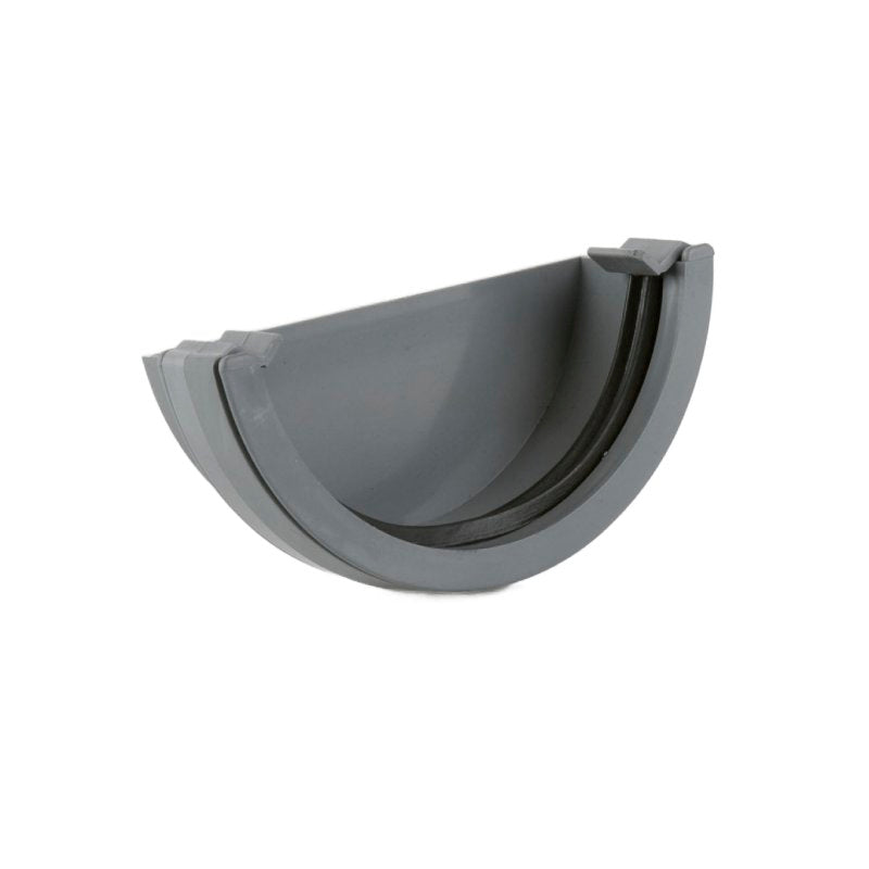 An external stopend component to fit 112mm Roundstyle uPVC gutter.

Available in: Black, Grey, White, Brown, Arctic White and Anthracite Grey.