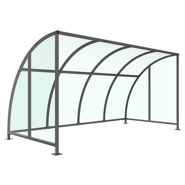 This Stratford extension bay is designed to accompany the Stratford bicycle shelter, to create the overall desired length. It has integral side panels, meaning it is enclosed on 3 sides. This provides additional protection from the elements.

Constructed from galvanised mild steel, this cycle shelter extension bay is available in sizes ranging from 1 metre to 5 metres.