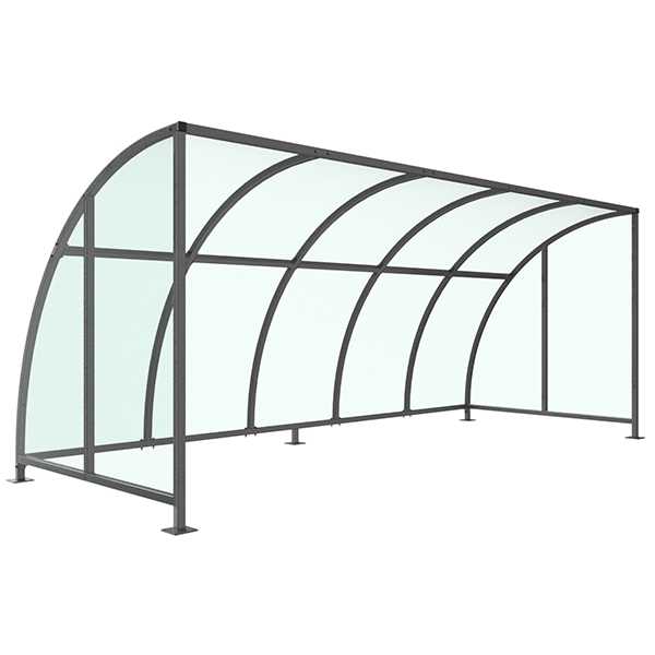 This Stratford extension bay is designed to accompany the Stratford bicycle shelter, to create the overall desired length. It has integral side panels, meaning it is enclosed on 3 sides. This provides additional protection from the elements.

Constructed from galvanised mild steel, this cycle shelter extension bay is available in sizes ranging from 1 metre to 5 metres.