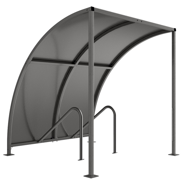 This VS1 Bicycle Shelter Extension Bay is suitable for bicycle storage in many applications. It is designed to accompany the VS1 Bicycle Shelter to extend the overall length to the desired amount. It is lightweight, free-standing and side sided, which makes on-site assembly quick and simple. Supplied with a galvanised sheet roof with open ends.