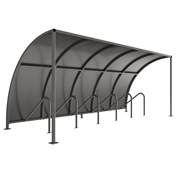 This VS1 Bicycle Shelter Extension Bay is suitable for bicycle storage in many applications. It is designed to accompany the VS1 Bicycle Shelter to extend the overall length to the desired amount. It is lightweight, free-standing and side sided, which makes on-site assembly quick and simple. Supplied with a galvanised sheet roof with open ends.