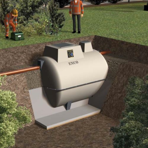 8 Person Marsh ENCO Sewage Treatment Plant (Pumped outlet)