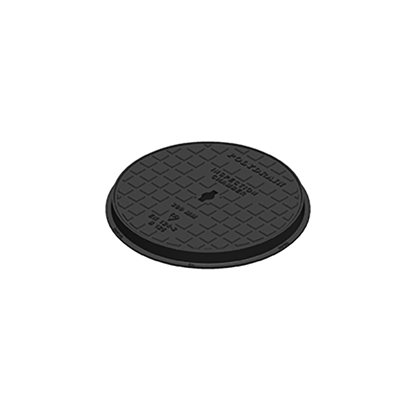 B125 Round Ductile Iron Manhole Cover - 320mm (50mm deep)