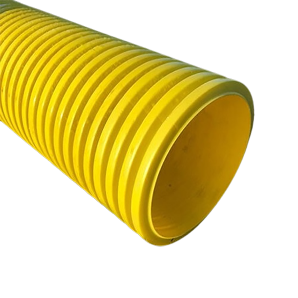 Twinwall ducting (Yellow/Gas) - 94/110mm x 6m