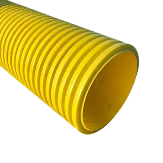 Twinwall ducting (Yellow/Gas) - 225/266mm x 6m